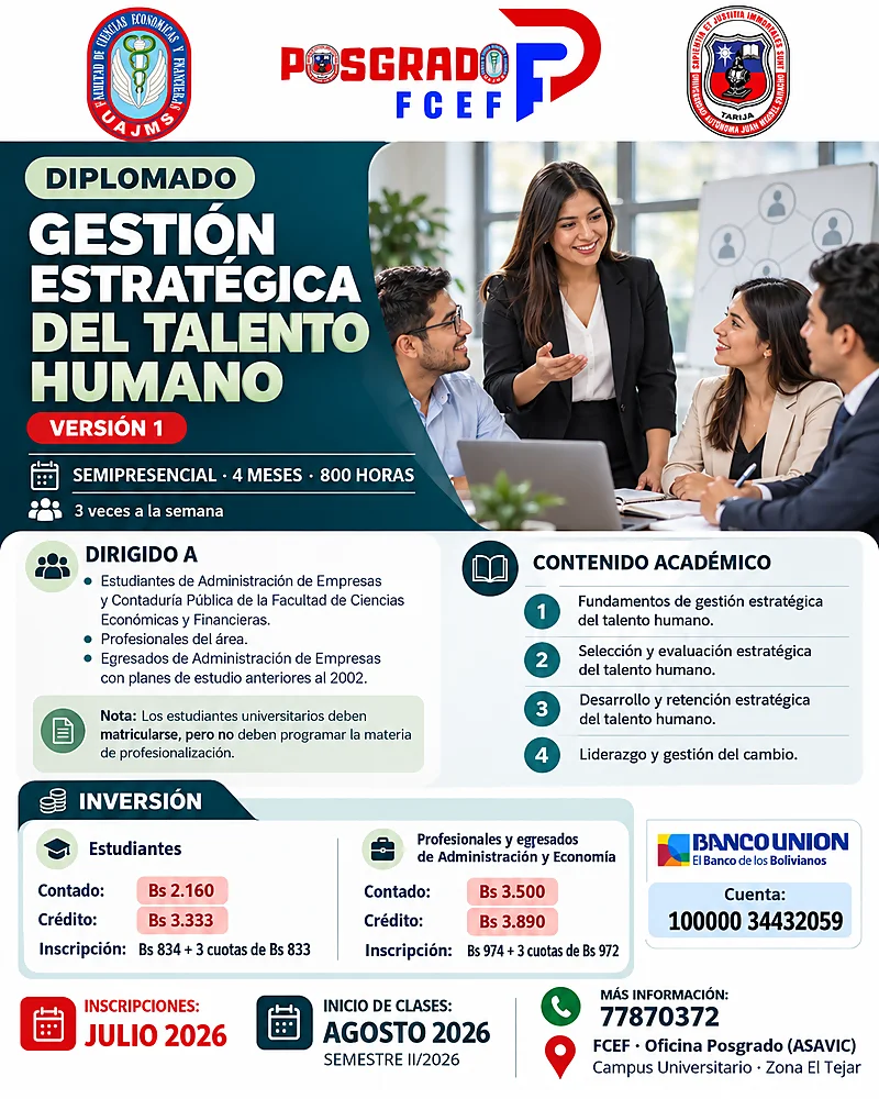 Espacio reservado para la imagen del diplomado: Talento Humano