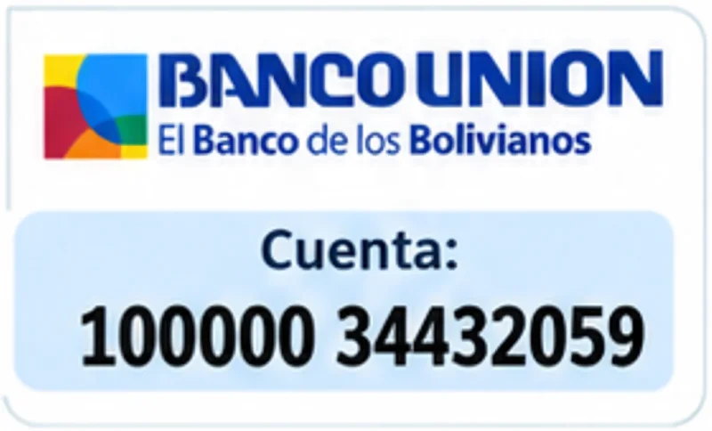 Banco Unión. Cuenta número 10000034432059.